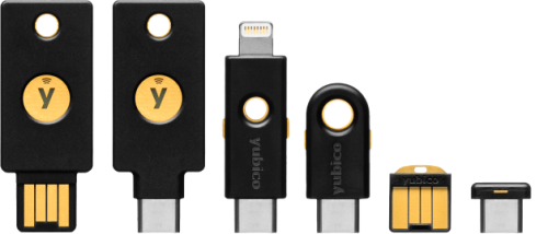 Modelli diversi di YubiKey
